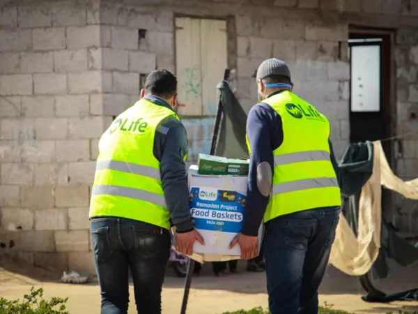 Community members coming together to support the cause